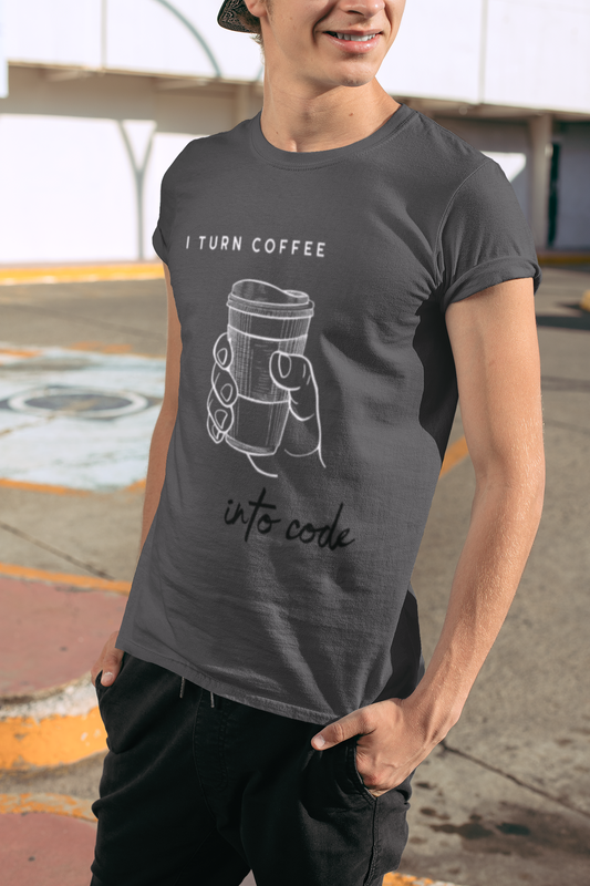 I Turn Coffee into Code Unisex T-Shirt