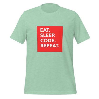 Eat, Sleep, Code, Repeat Tech Unisex T-Shirt