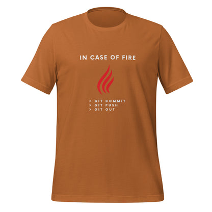 In Case of Fire Git Unisex T-Shirt